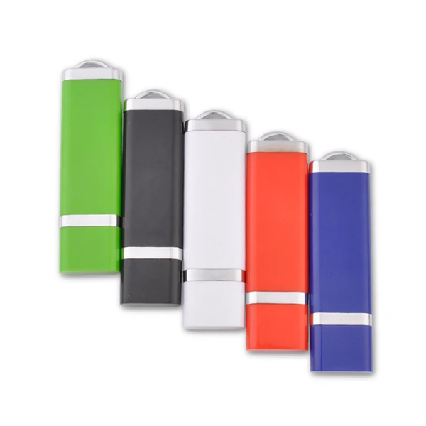  Рекламный пластиковый USB флеш-накопитель в форме зажигалки с брелоком для