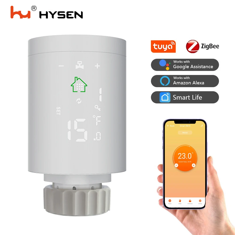 HY368 ce indoor digital room programmable thermostat und thermostat radiator valve