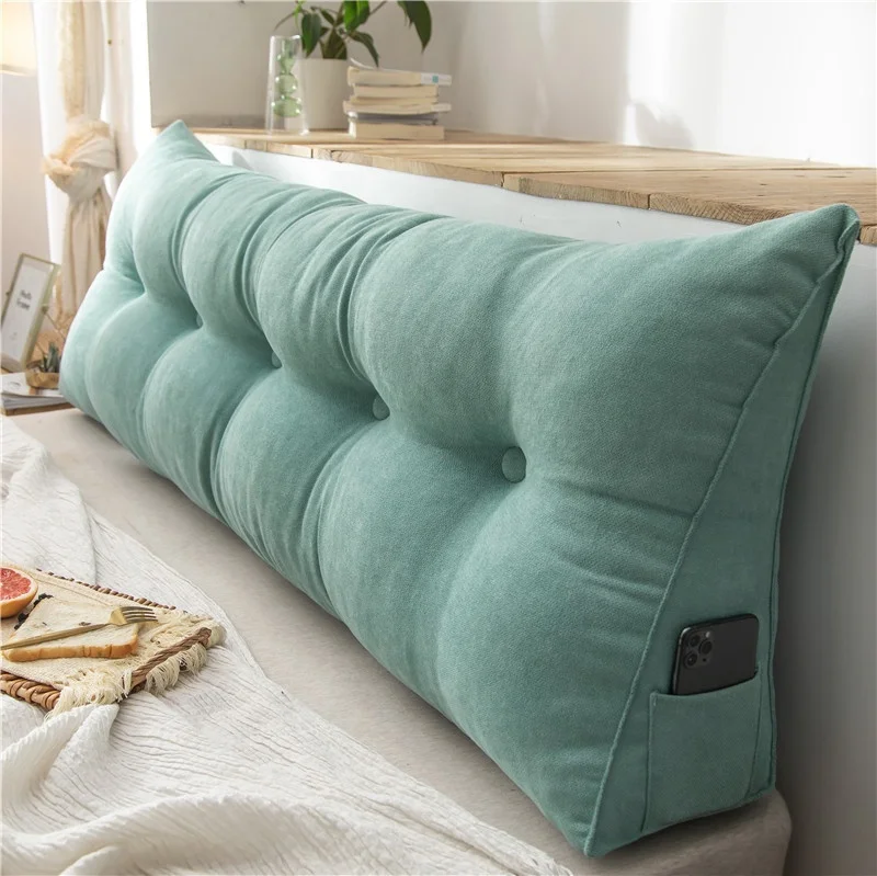 Pillows for Sitting in Bed Adult Kids Wedge Pillow Headboard for Sitting Triangle Backrest Bed Rest Bolster Wedges Back Support