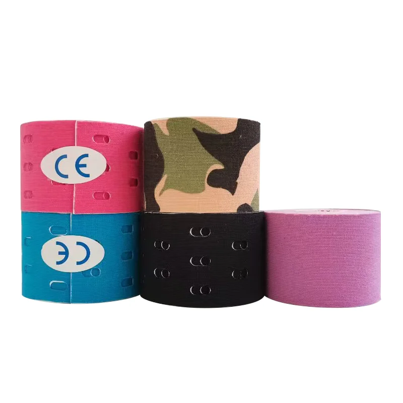 Kinesiology tape for muscle spasms relief and relaxation - Reduces muscle tension