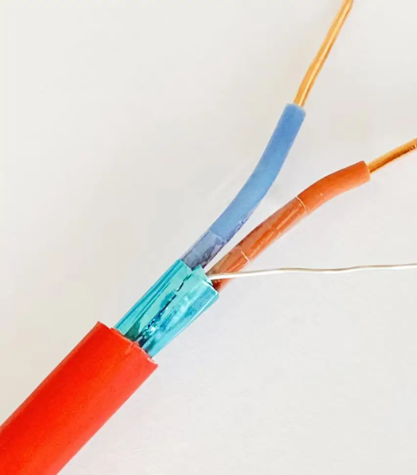 Fire Resistant Cable PH30  2C 1.5mm2  Flexible Shielded   Low Smoke Zero Halogen Cable for Emergency Systems