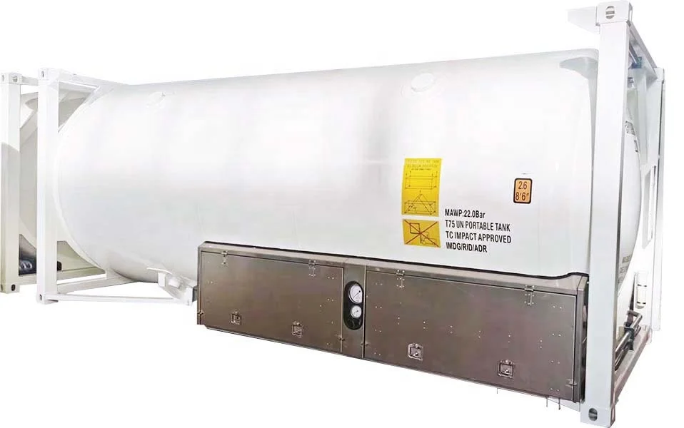 Factory Supply ISO 20M3 T75 Liquid Argon Gas Container Tank