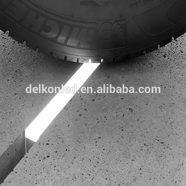 Delkon 31*45mm 24W IP67 LED Aluminum Channel Linear Underground Lights for Outdoor/Driveways