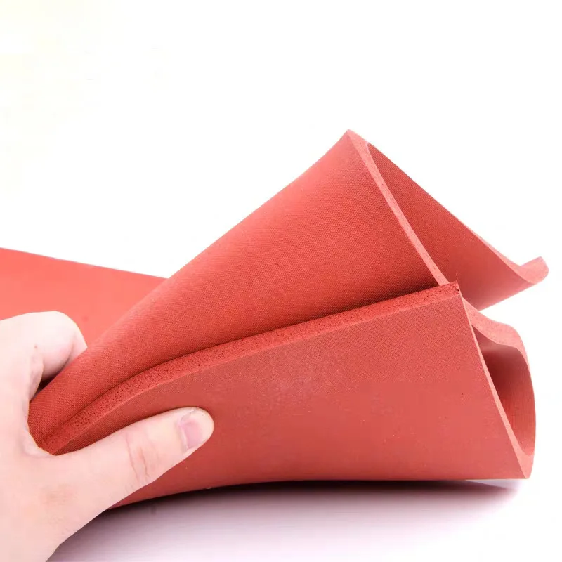 Silicone foam pad high temperature sponge board foam silicone pad sealing plate red bronzing plate