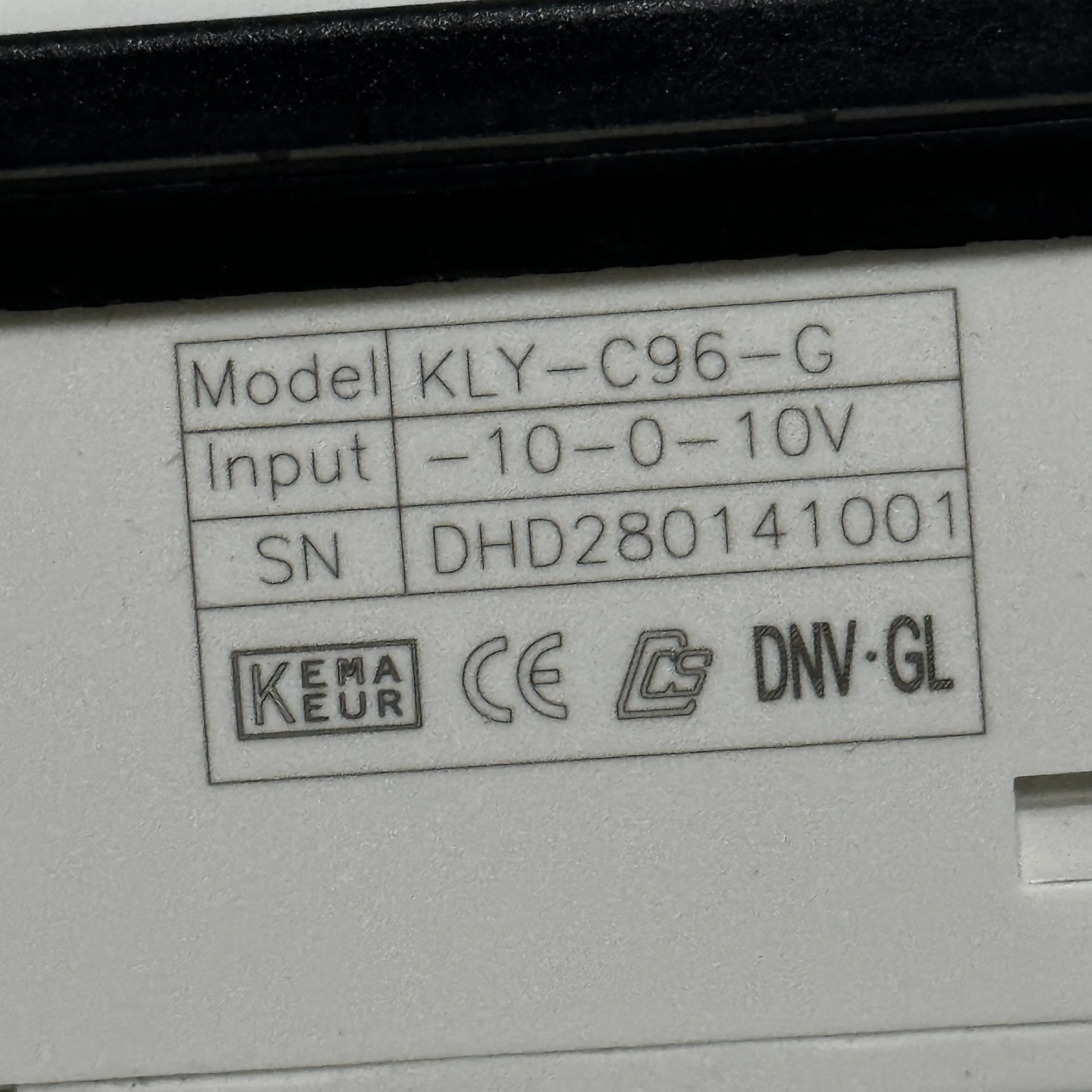 COMPLEE KLY-C96-G RPM Meter 120-0-120rpm 10-0-10V DHD280141001