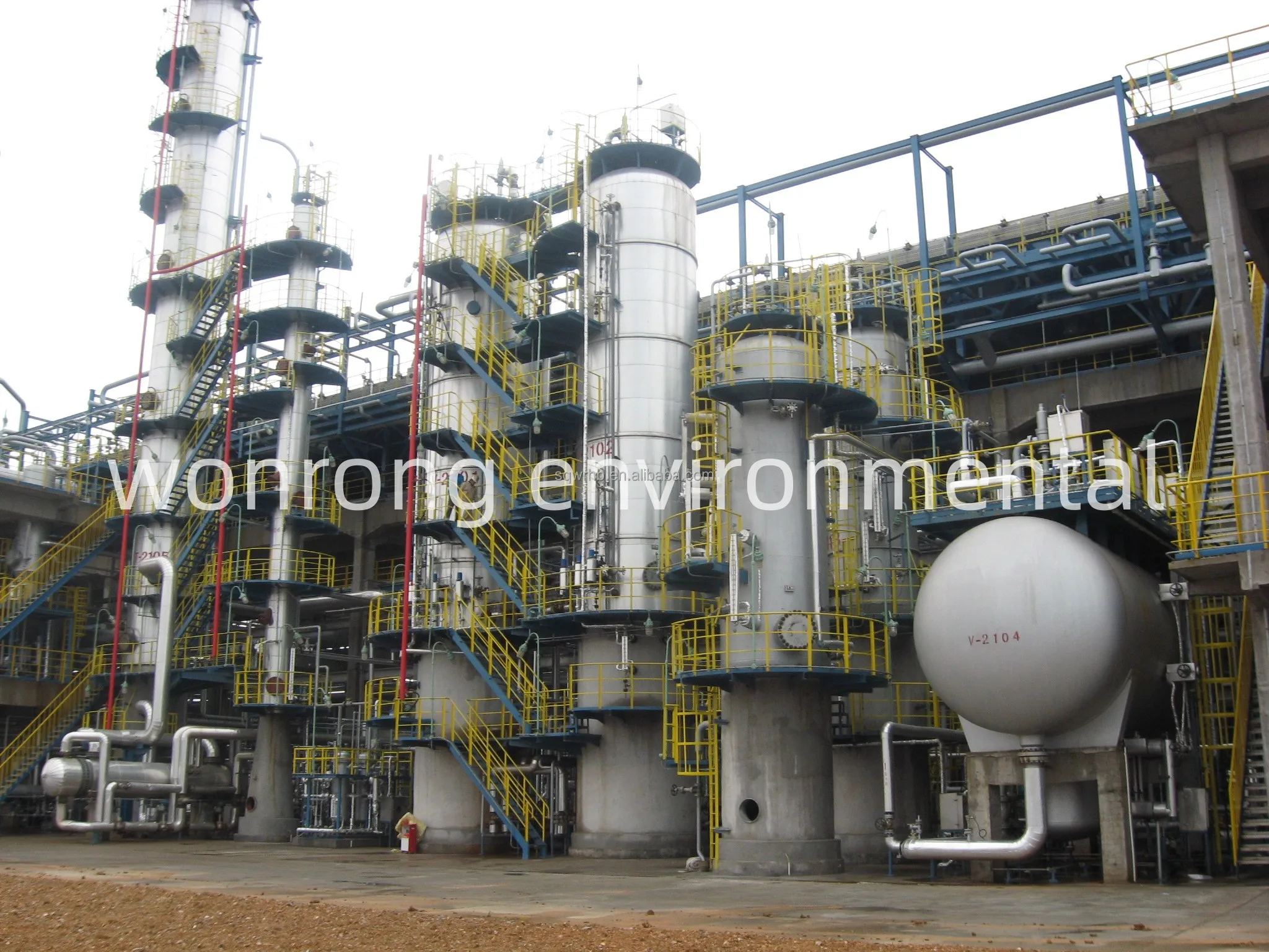 Crude oil refinery plant to standard diesel and gasoline or crude oil distillaton unit in Malaysia