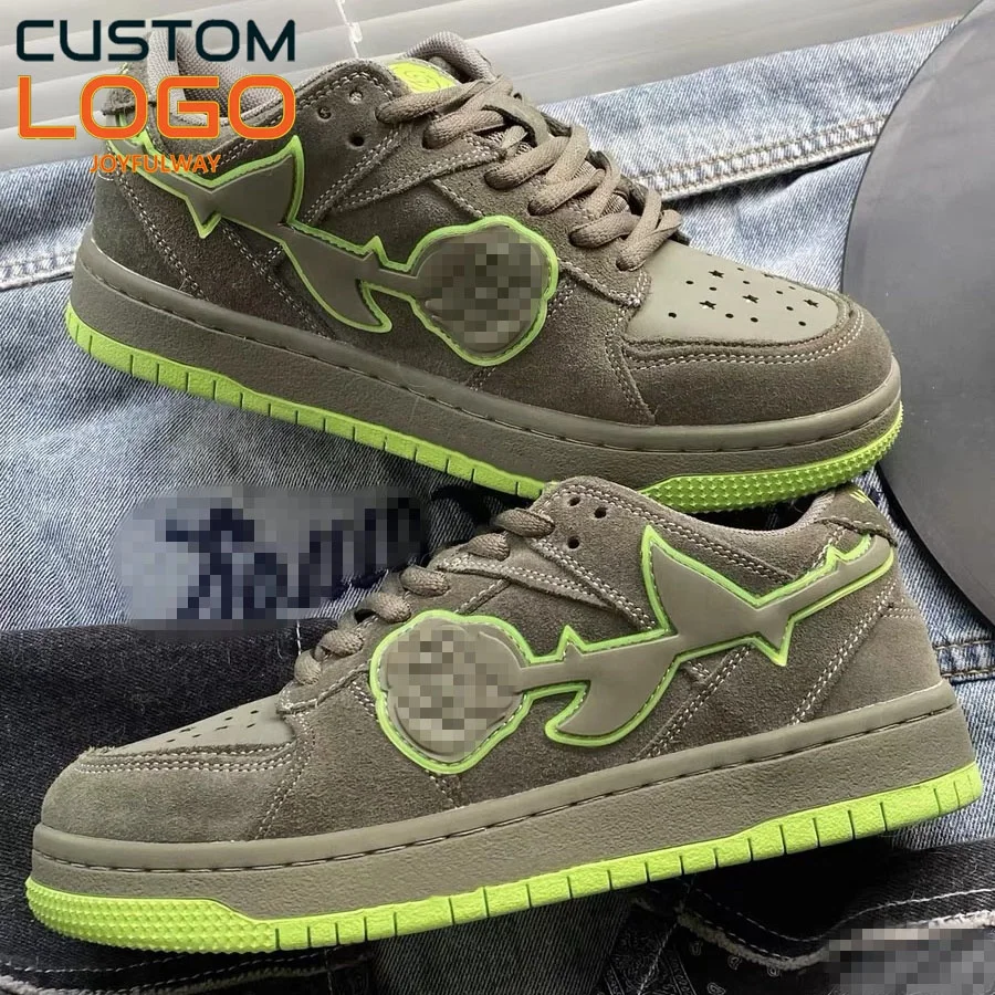 Designer custom Trainer sb Skateboard Custom suede Genuine Leather Sneaker Shoes With custom Box