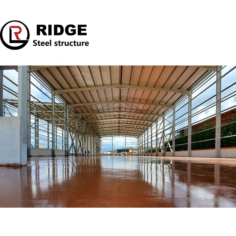 Pre Made Q355 H Steel Roof I Beams Design Easy Fabricated Workshop Galvanized Material