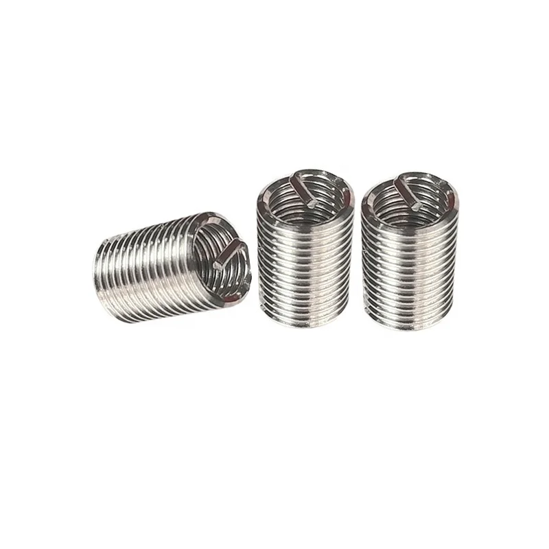 Stainless Steel 304 Threaded Insert Plastic Fastener Stainless Steel Hardwares Threaded Bushing