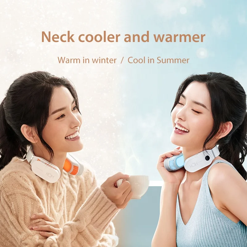 portable hanging neck heating and cooling instrument neck cooler and heater