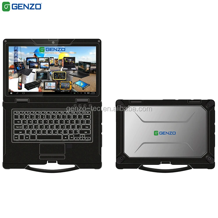 
700 NITS 8GB / 16GB RAM Laptops 14 inch waterproof tablet Rugged Laptop with Fingerprint 