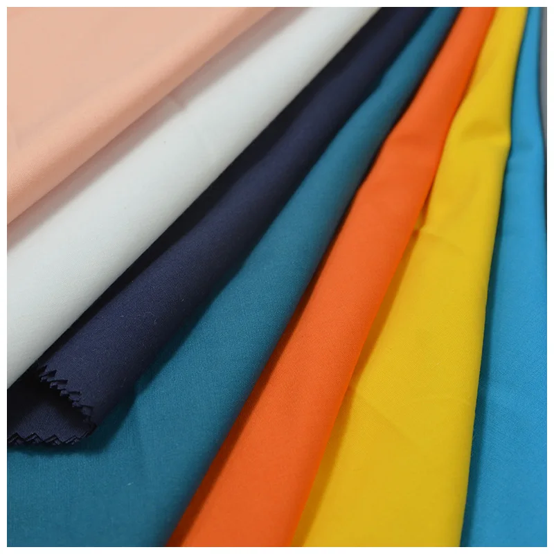 directly sale 30y roll packing tc dyed fabric poplin white color tc fabrics for school uniform