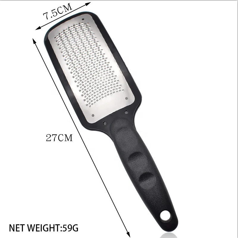 New design factory hot selling  stainless steel big foot file with PP handle