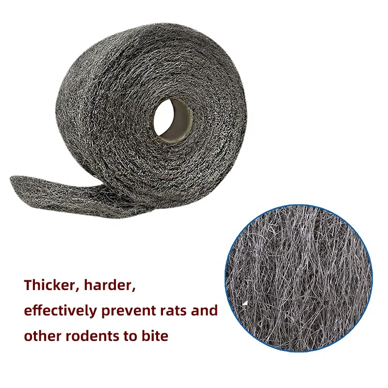 Rodent Proof Metal Wire Mesh Roll Mouse Control Steel Wool Rat Hole Fill Fabric