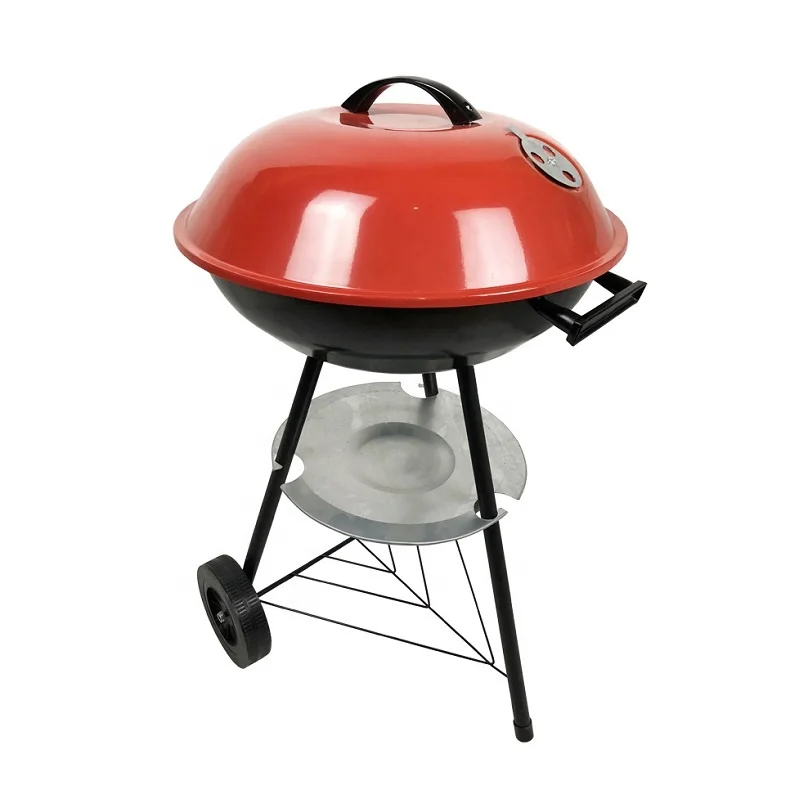 17 Inch Outdoor Charcoal Grill With Lid And Tray