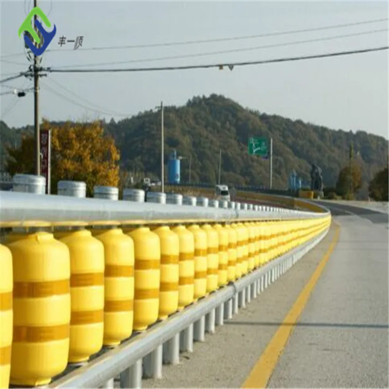 Traffic Safety Eva Buckets Rolling Anti Crash Guardrail Road Roller Barrier
