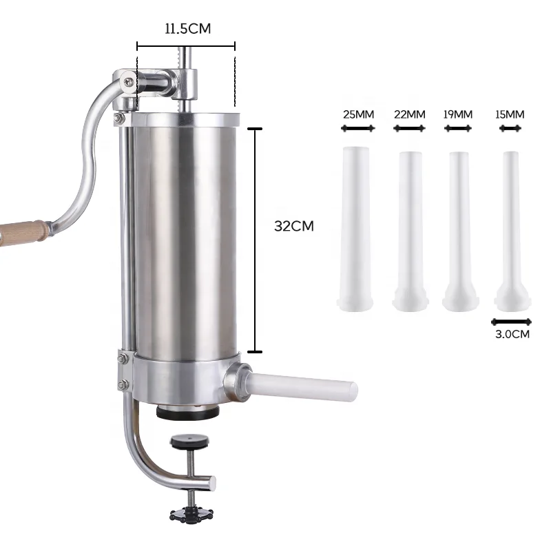 6 LBS Manual Vertical Stainless Steel  Sausage Maker