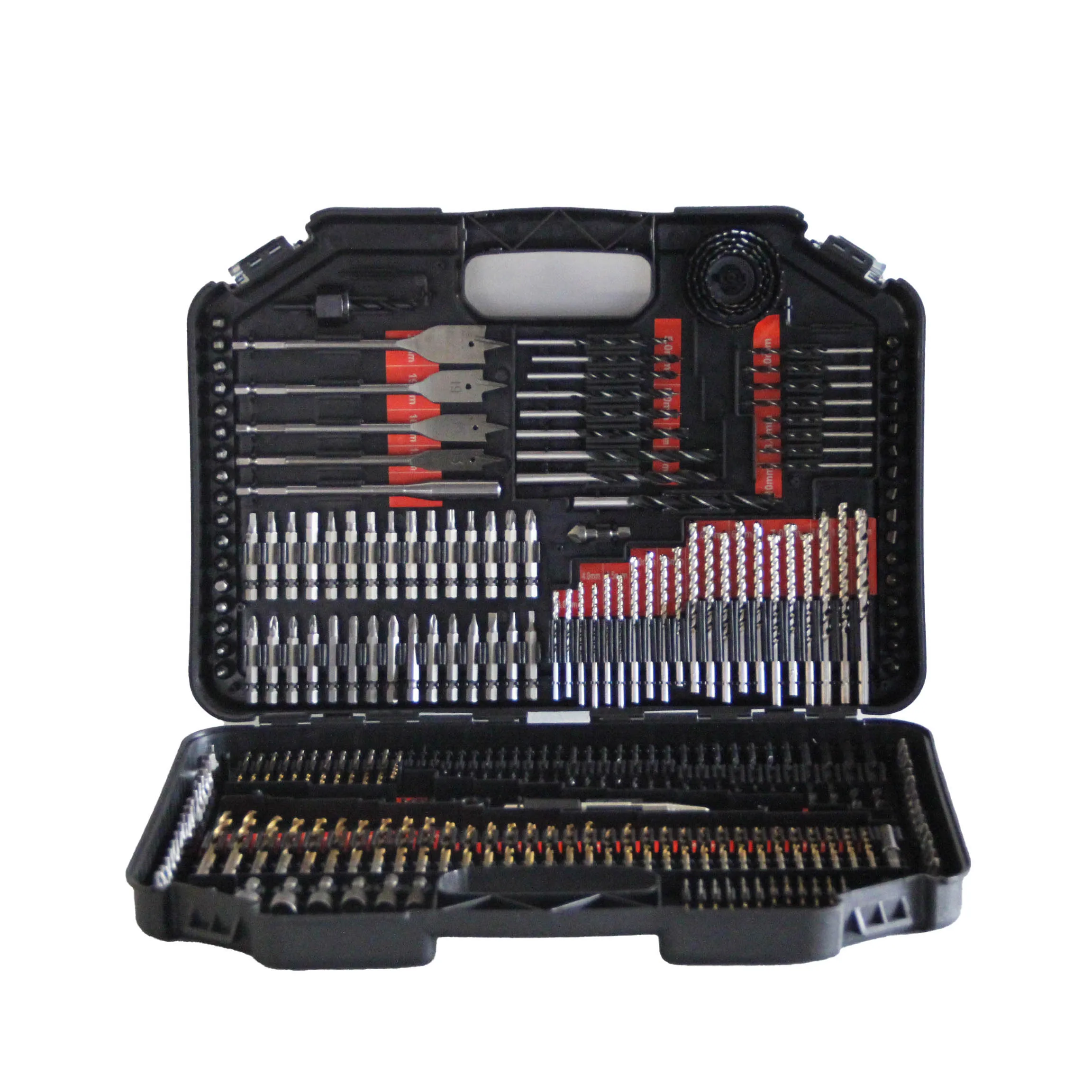 Behappy Hot Sale HSS Drill Bits Set for Wood Metal Concrete Use 246PCS