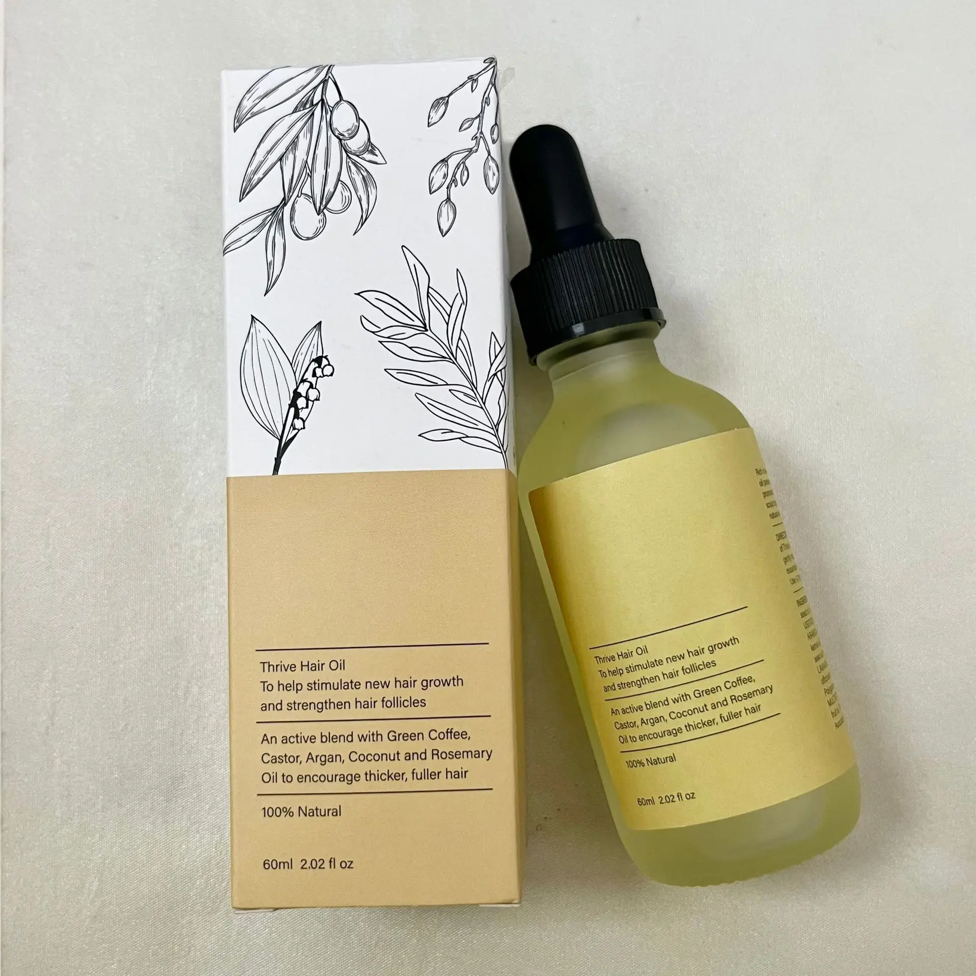 Professional Customization hair regrowth serum loss strengthen hair Powerful Oils Fast Thrive Hair Growth Power Mix Oil