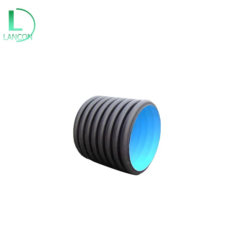 best quality 8inch 10inch 12inch 16inch 18inch 20inch 22inch 24 inch 30inch SN4 sn8  Double Wall HDPE Corrugated drainage Pipe