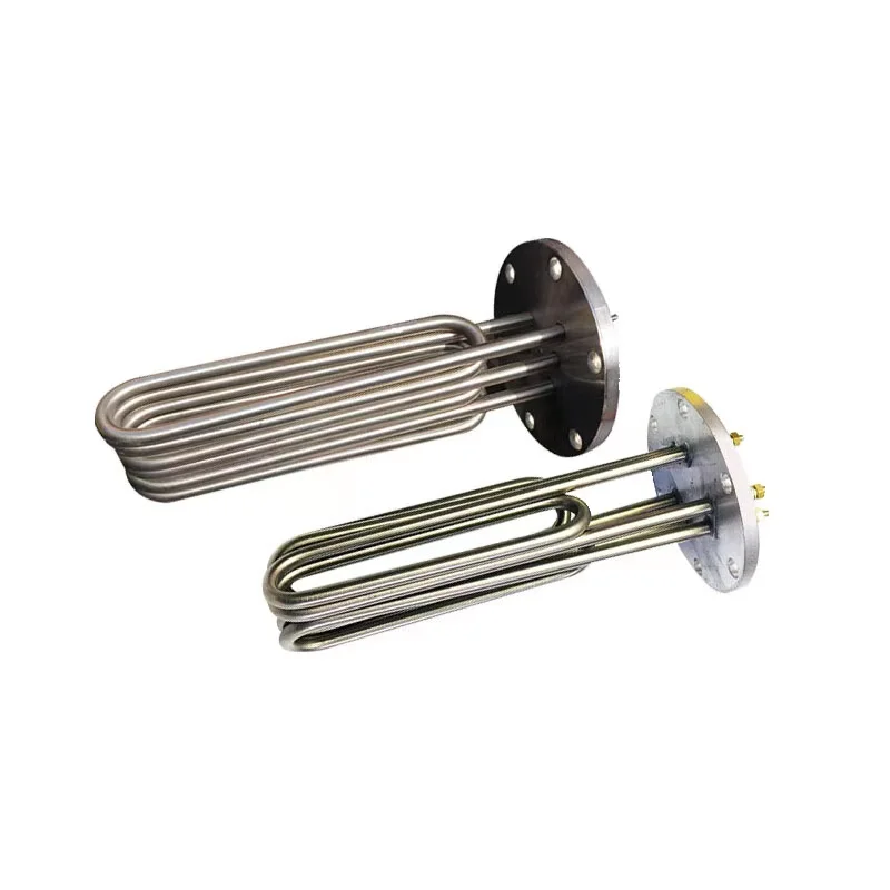 9Kw High Power Immersion Flange Heating Element Electric Water Tubular Heater With Thermostat