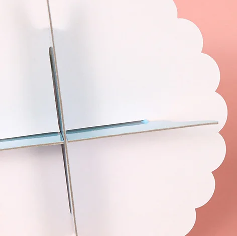 3 Tier Gold White Silver Afternoon Tea Party Wedding Cupcake Cardboard Paper Cake Stand