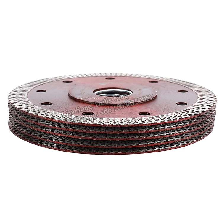 High-end Quality Diamant Disk 100/ 115/125/180/230mm Mesh Thin Turbo Cutting Saw Blade for Porcelain Tile Cutting Disc
