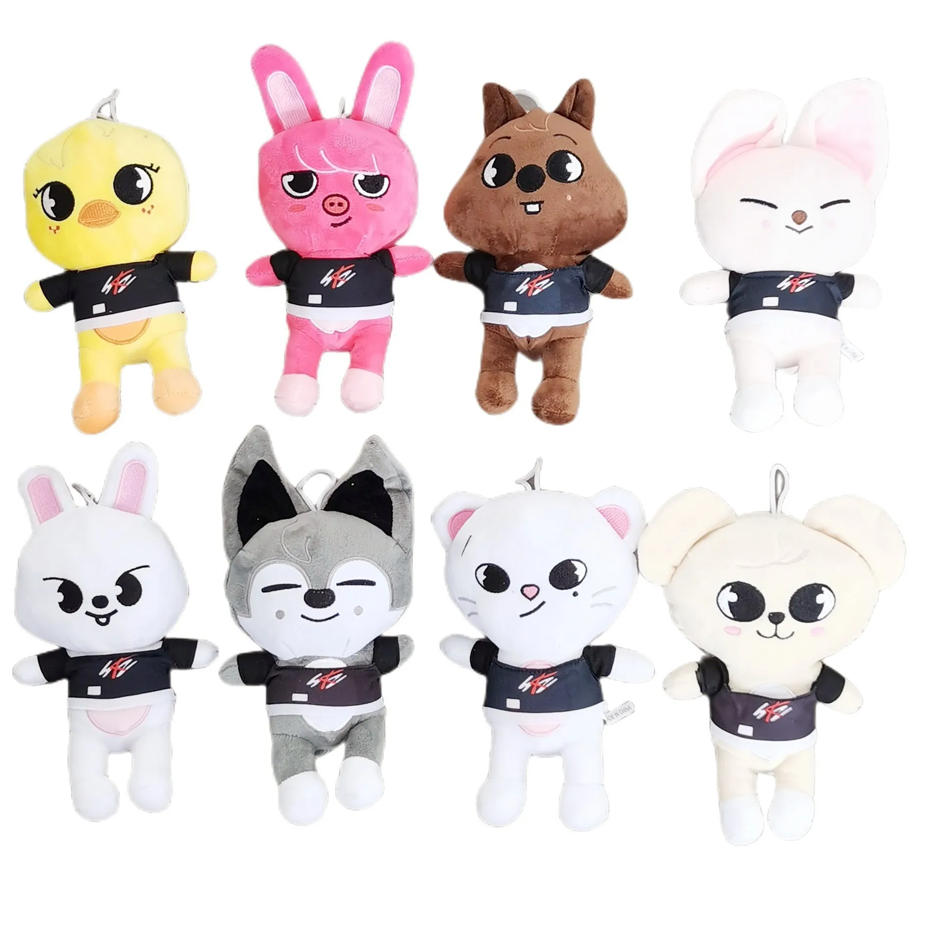 wholesale  Stray Kids Leeknow Hyu njin Plush toy doll SKZ Plush Figure Toys Stuffed animal Doll Kids