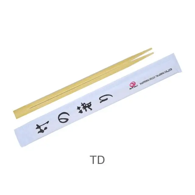 Europe Standard Party For Japanese Eco-friendly Twins Square Disposable Hashi Individually Wrapped Separated Bamboo Chopsticks