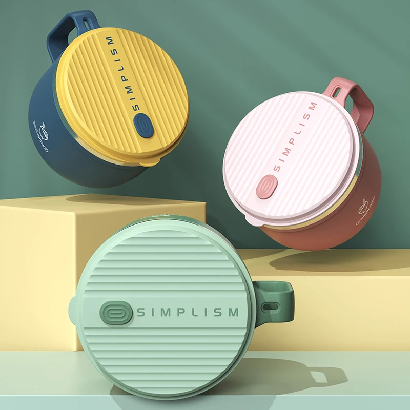 Fast Food Noodles Bowl With Colorful Box Package Student Lunch Box Ramen Instant Noodles Bowl With Lid