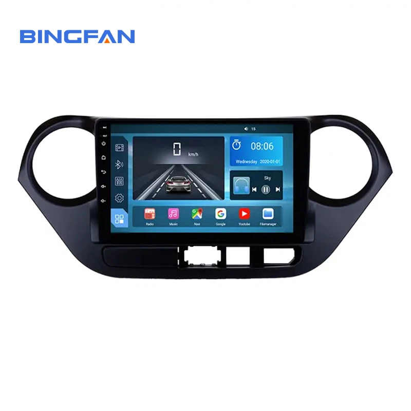 Car Audio for Hyundai Grand i10 LHD 2013-2016 360 Camera System Wireless Carplay Android Auto Android 10 8 Core Car Radio