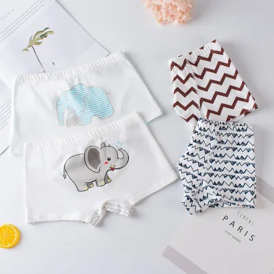 
High Quality Underwear for Children 40S Combed Cotton Cute Printing Children Underwear 