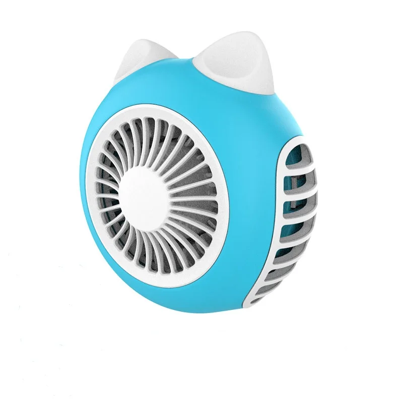 Promotional Desk Lady handy portable mini fan With Lanyard Hole Fan