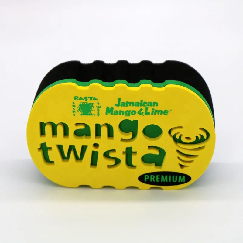 Custom Logo Natural Afro Coil Braider Waves Twisting Brushes Sponge Hair Rubber Hair Curl Twist Comb Brush Sponge For Black Man