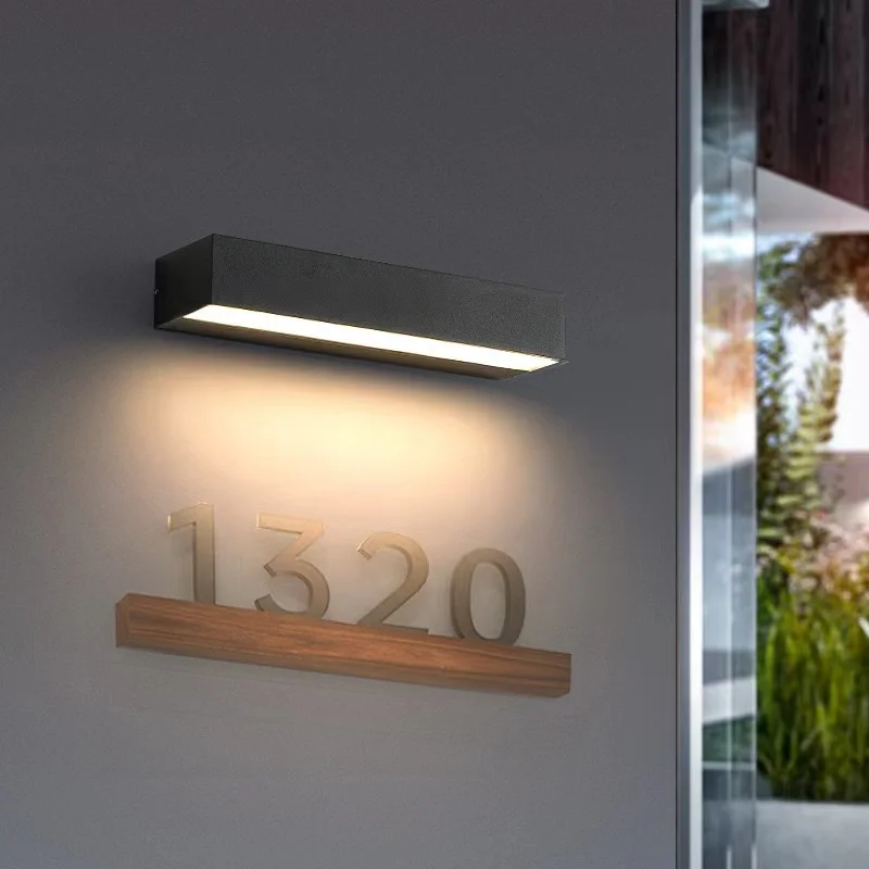 Savia Led Front Door Lights Ip65 Waterproof Garden Porch Outside Lamp Corridor Aisle Balcony Outdoor Up And Down Wall Lights