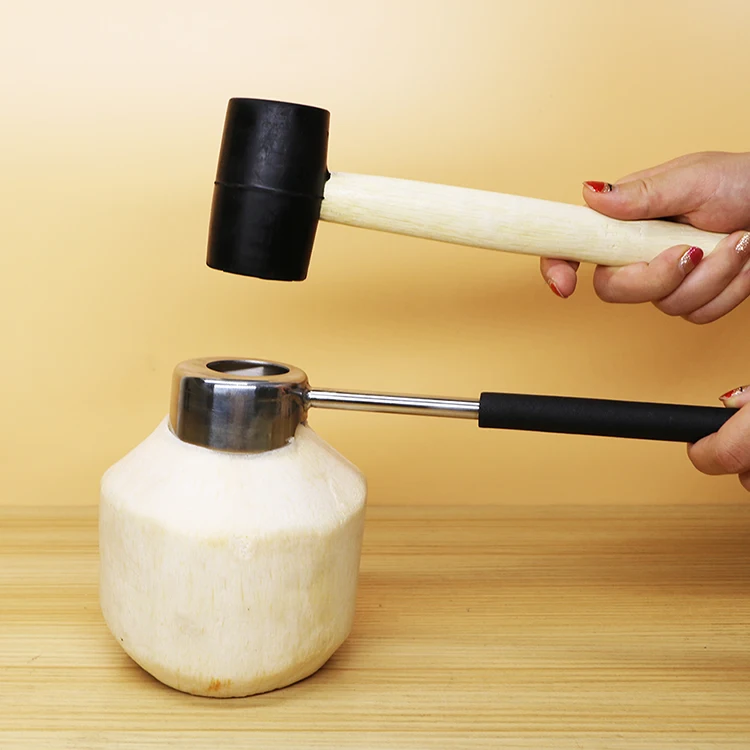 High quality wholesale price simple convenient easy to use stainless steel  coconut opener for family