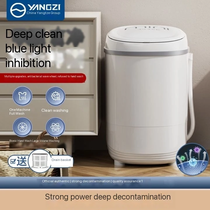 Hot Selling Portable Mini Plastic Washing Machine Small Semi-Automatic Household Washer on Sale