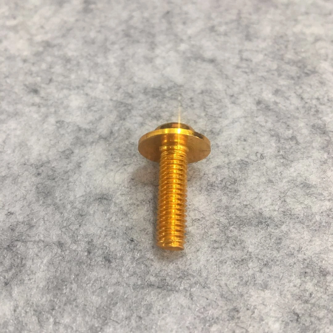 M3M4 M5M6M8 Red Aluminum 7075 DIN912 Socket Head Cap Screws Bolts for bike