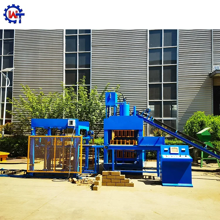 HBY10-10 Interlocking Brick Machine Making Clay Manual Eco Clay Brick Machine In Africa