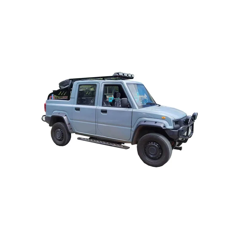 China New Car Light Truck Pickup Truck 4*2 Mini 4 Seat Electric Small Cargo for Goods