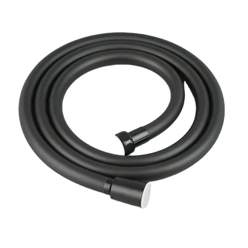 Top quality Black Plumbing  Plastic PVC Flexible Shower Hose for Hand Shower Shower Bidet Hose