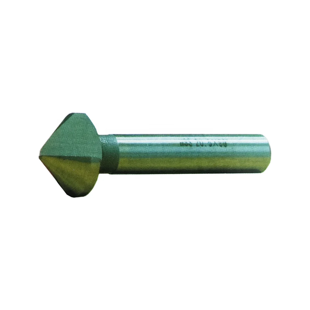 High-speed steel one-flute 11.5mm form C DIN335C straight shank 90 degree countersink drill bit