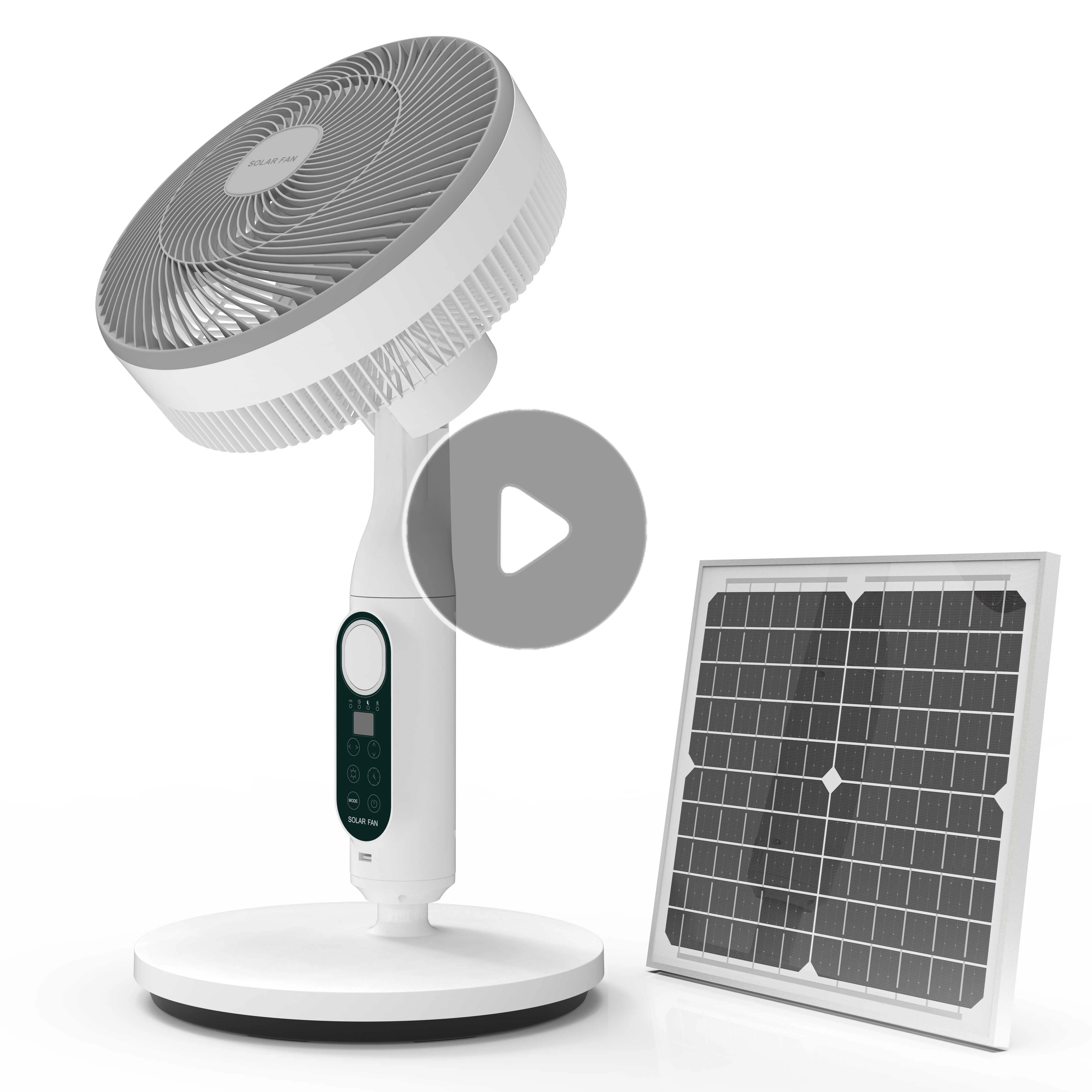 Solar Fan With Solar Panel And Led Light China Factory Solar Ac Dc Fan Solar Rechargeable Fan With Solar Panel Usb Charge