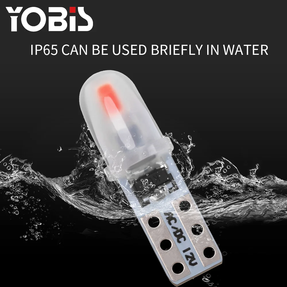 YoBis hot selling auto emergency strobe lights bombillo tablero t5 car led light