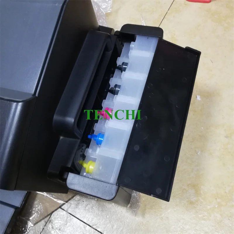 Лидер продаж оригинальный 90% новый струйный принтер для Epson L1300 Submilation футболка поставщик