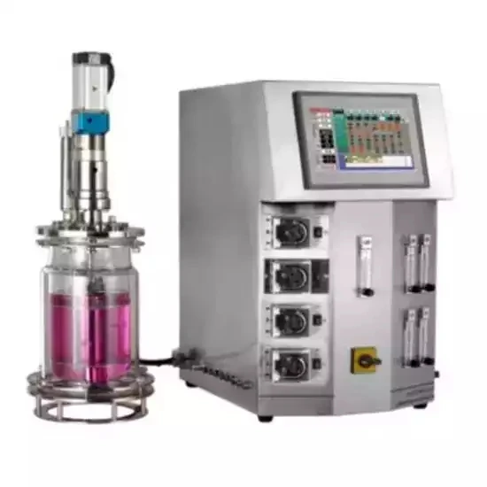 Industrial Glass Bioreactor Fermenter for Microbiology Bio-pharmacy Cell Culture