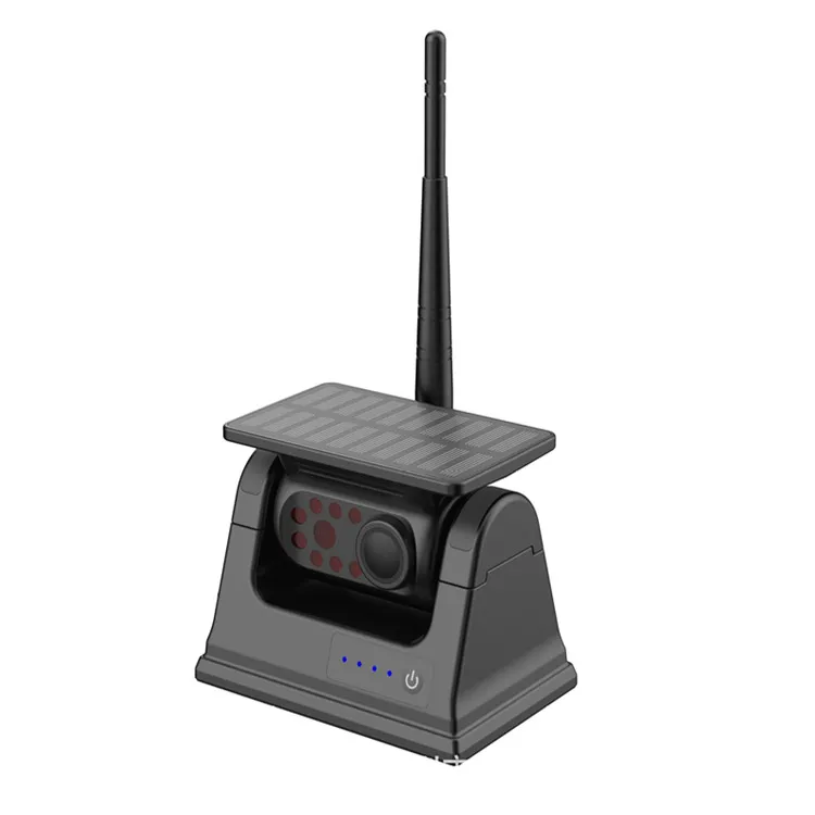 Newest Mobile Wifi Solar-powered Wireless Car Rear View Reverse Camera With Magnet Built-in Battery with App