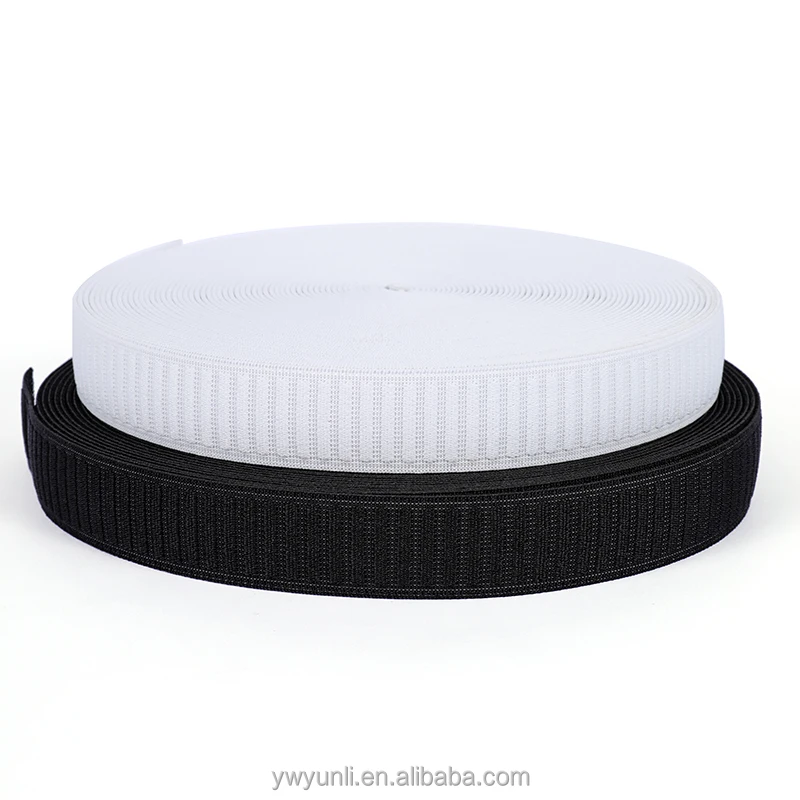 Stretch elastic band for shoes customized size customized color woven elastic band heavy stretch