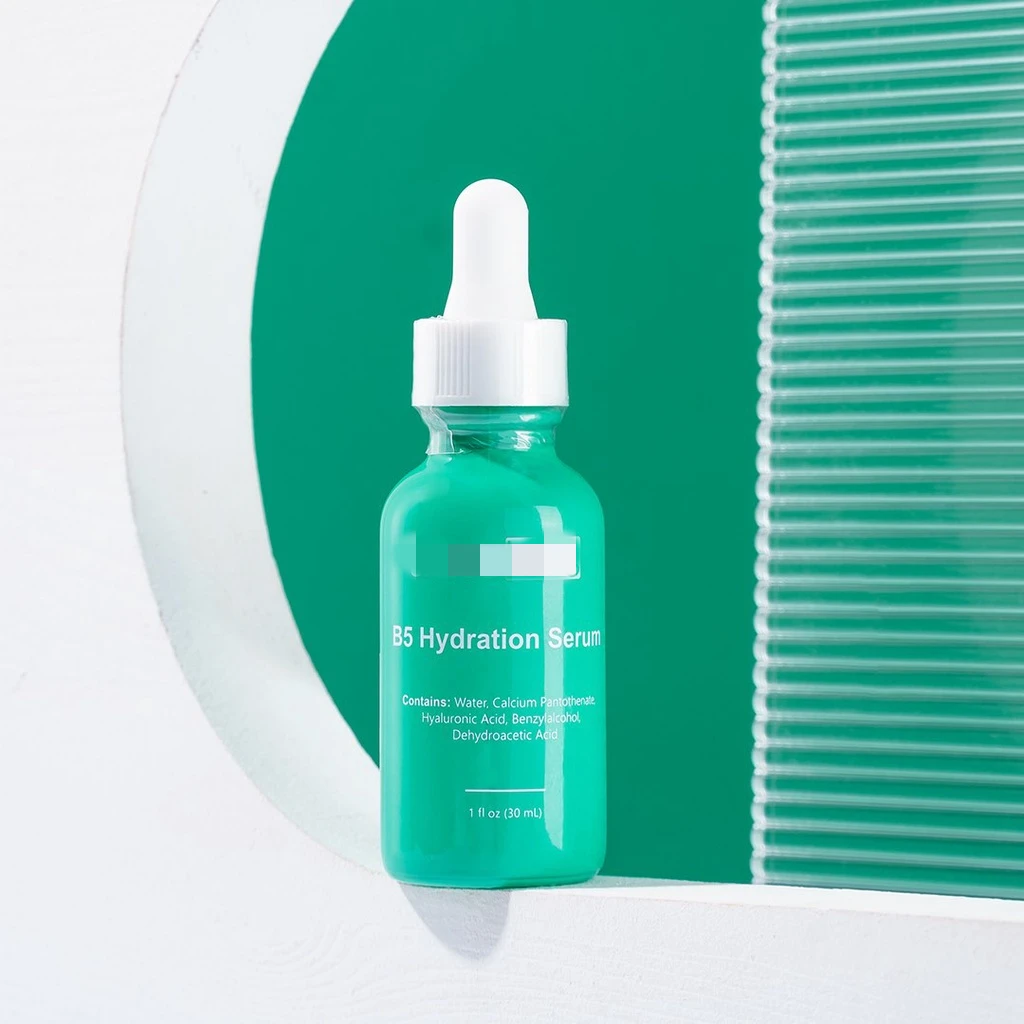 Private Label Beauty Skincare Vitamin B5 + Hyaluronic Acid Serum Moisturizing Face Essence Oil Control Acne Treatment
