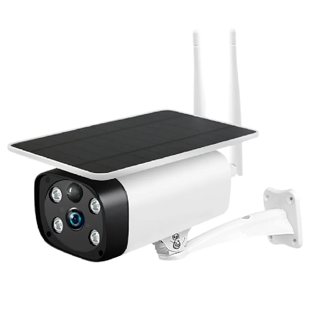 JXJ горячая Распродажа H.265 HD COMS наружная двухсторонняя домашняя беспроводная камера видеонаблюдения и IP-батарея солнечная CC цилиндрическая сетевая камера с Sim-картой